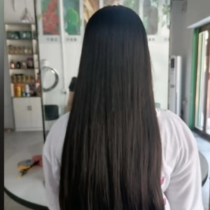 el cabello humano natural remy suele proceder de la trenza de una joven donante